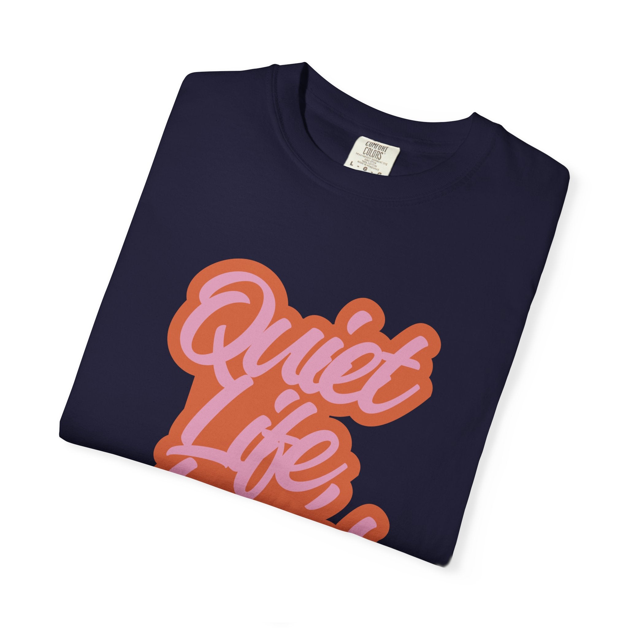 Quiet Life Loud Pet T-Shirt | Funny Pet Lover Graphic Tee | Cozy Retro Dog & Cat Owner Shirt