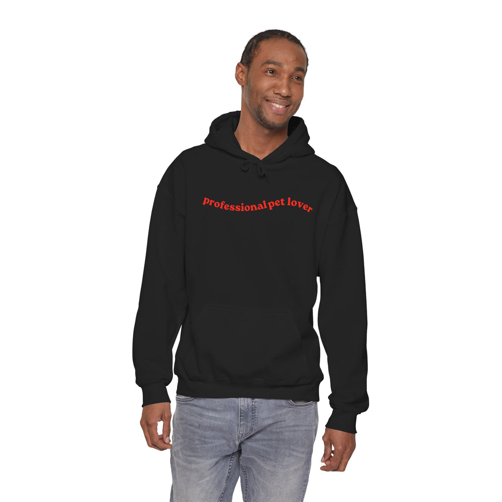 Professional Pet Lover Hoodie | Cozy Unisex Pet Lover Pullover Sweatshirt for Dog & Cat Lovers