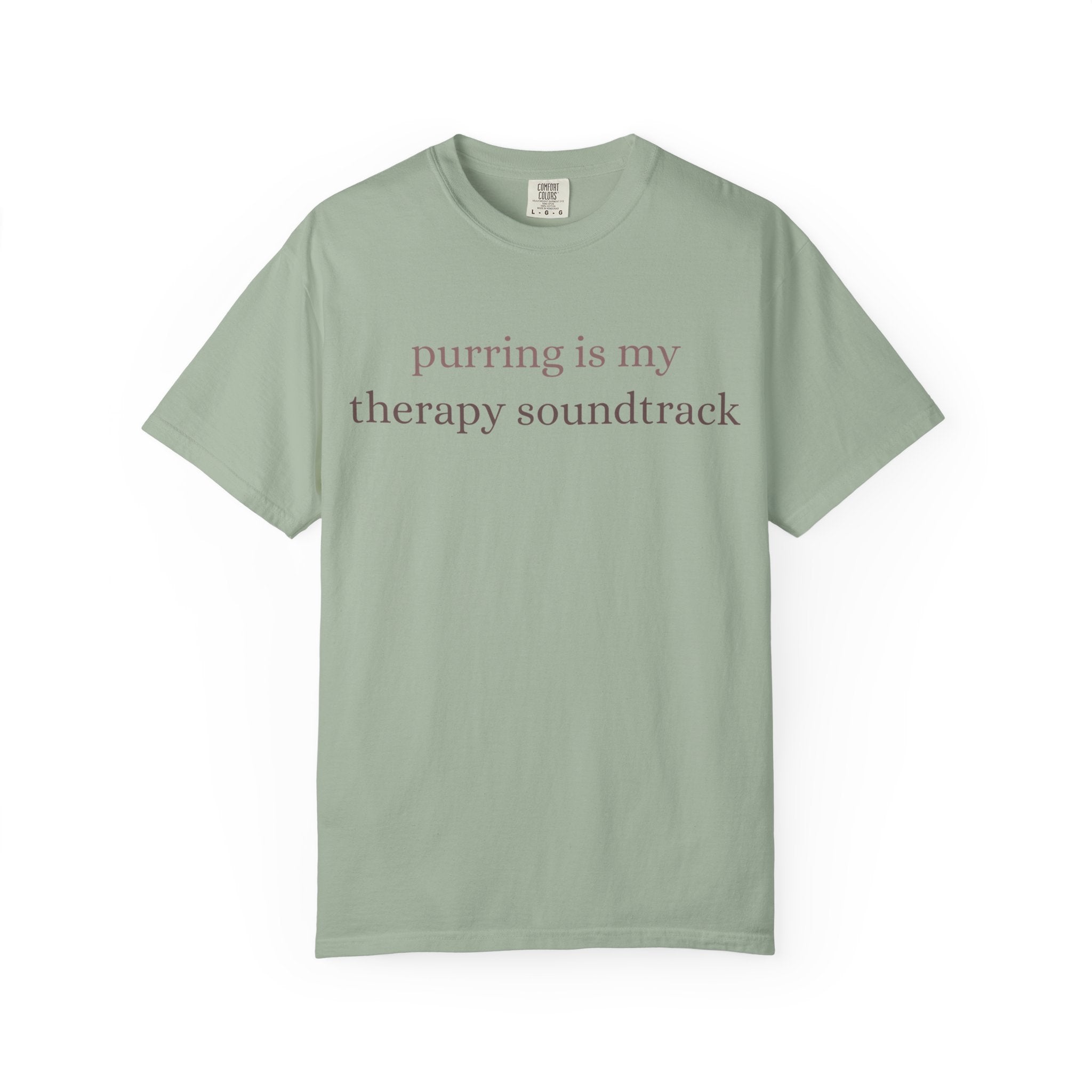 Purring Is My Therapy Soundtrack T-Shirt