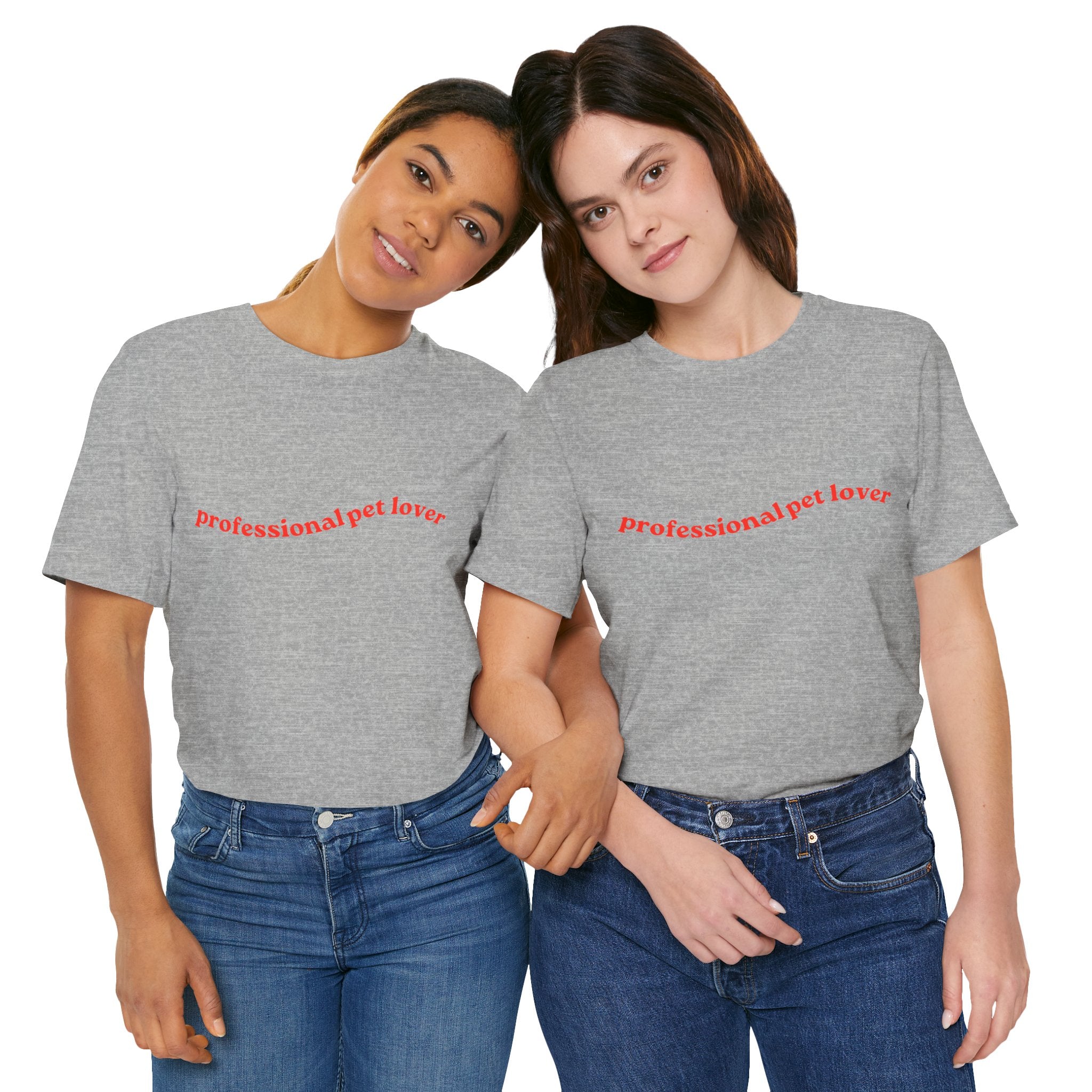 Professional Pet Lover T-Shirt — Cute Casual Tee for Animal Lovers
