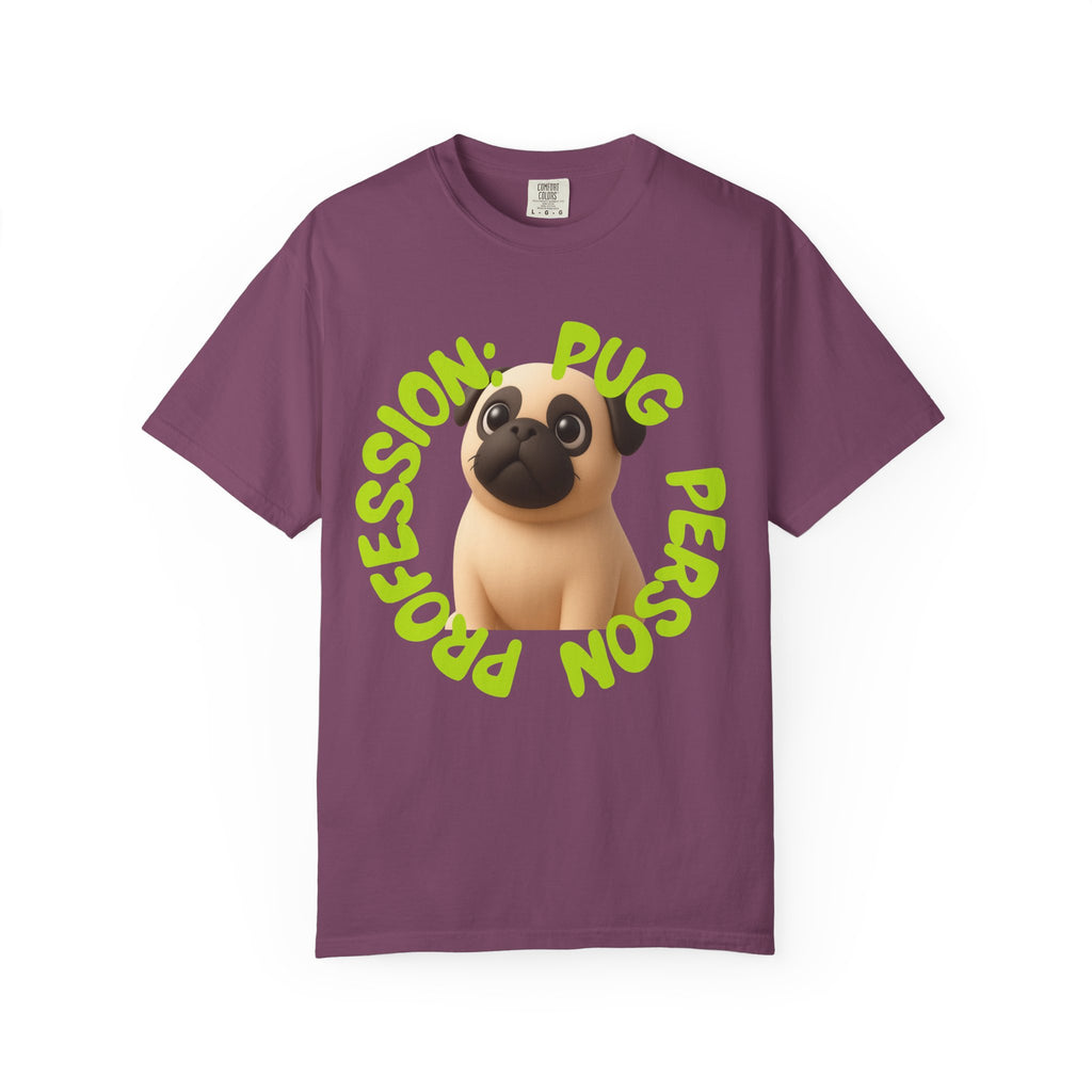 Pug Person Graphic T-Shirt — "Pug Person" Cute Cartoon Pug Tee