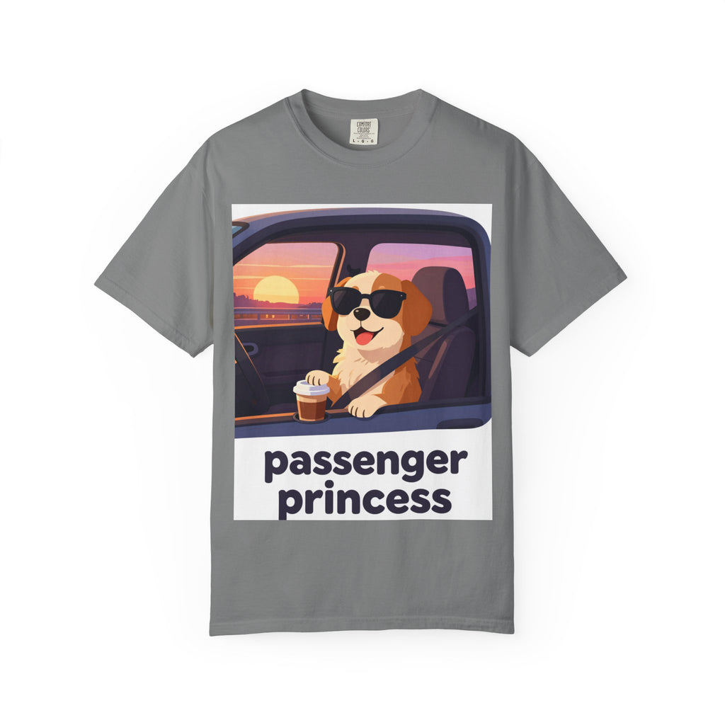 Passenger Princess T-Shirt – Cute Dog Graphic Tee