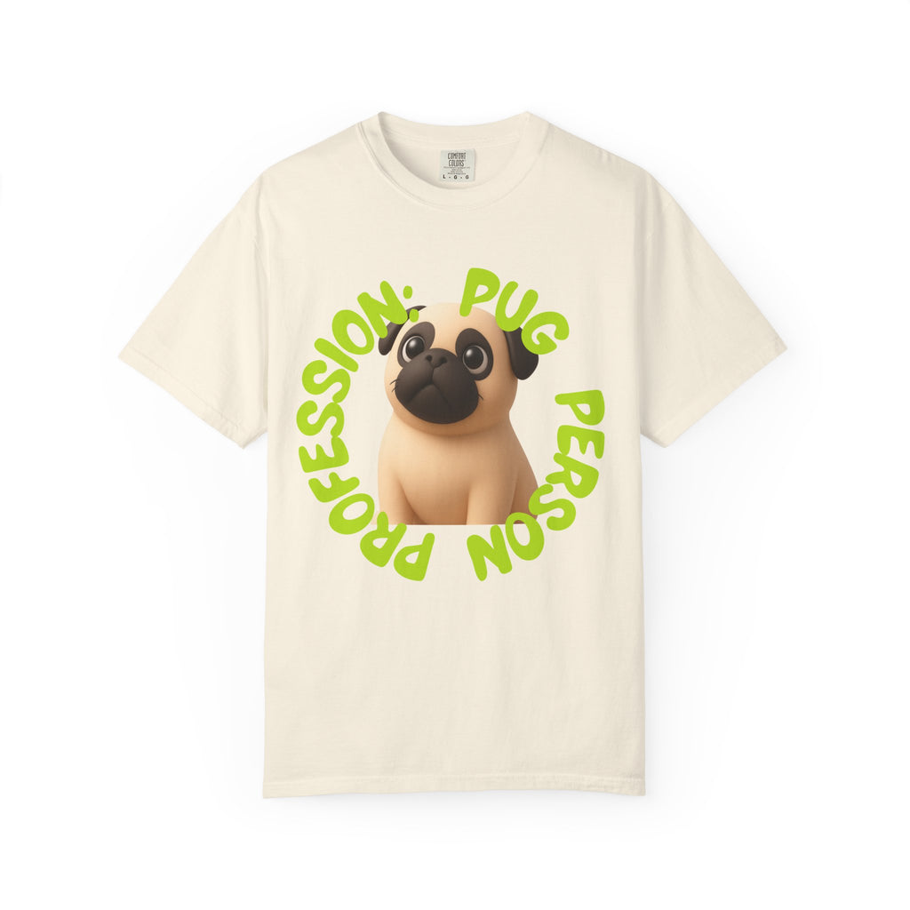 Pug Person Graphic T-Shirt — "Pug Person" Cute Cartoon Pug Tee