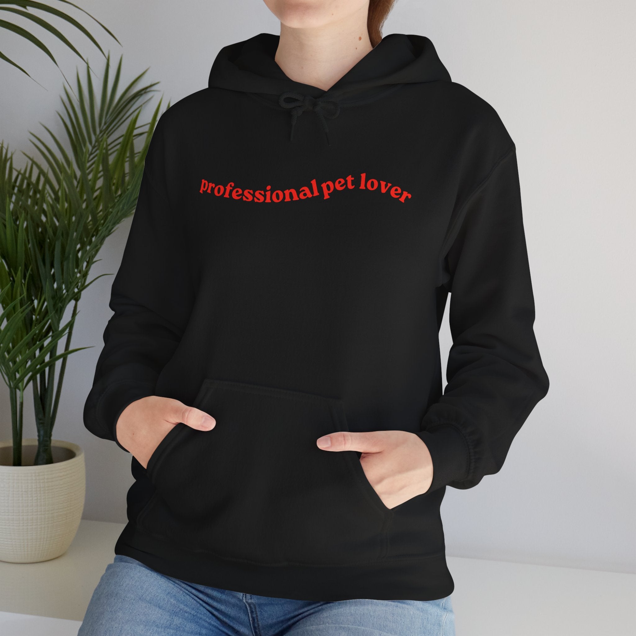 Professional Pet Lover Hoodie | Cozy Unisex Pet Lover Pullover Sweatshirt for Dog & Cat Lovers