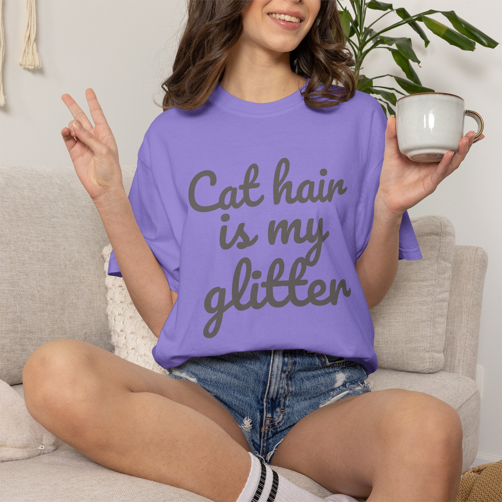 Cat Hair Is My Glitter T-Shirt