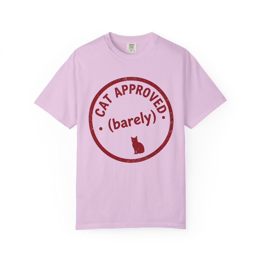 Cat Approved (Barely) T-Shirt — Funny Cat Lover Tee