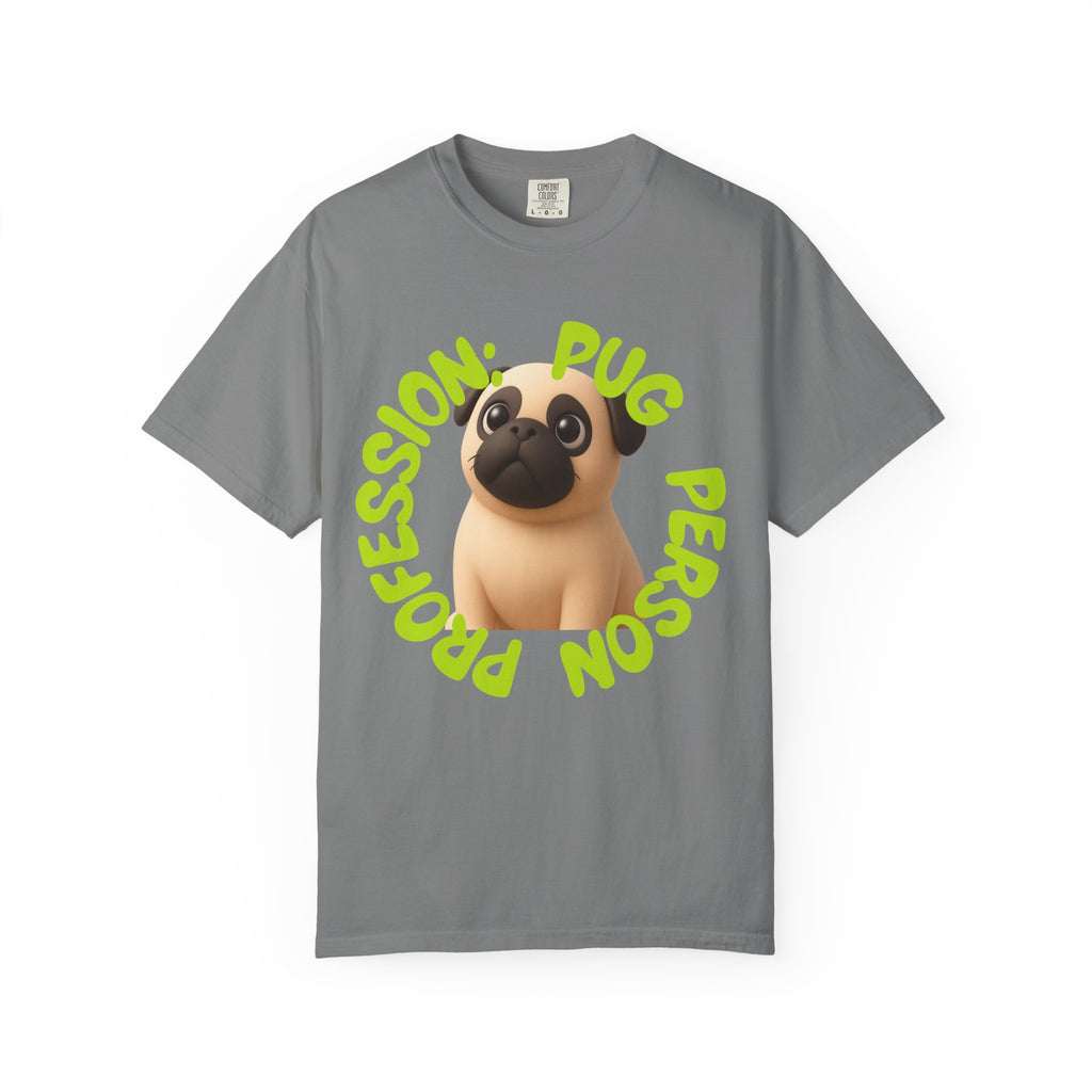 Pug Person Graphic T-Shirt — "Pug Person" Cute Cartoon Pug Tee