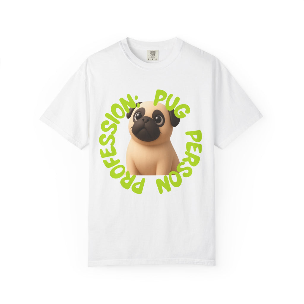 Pug Person Graphic T-Shirt — "Pug Person" Cute Cartoon Pug Tee