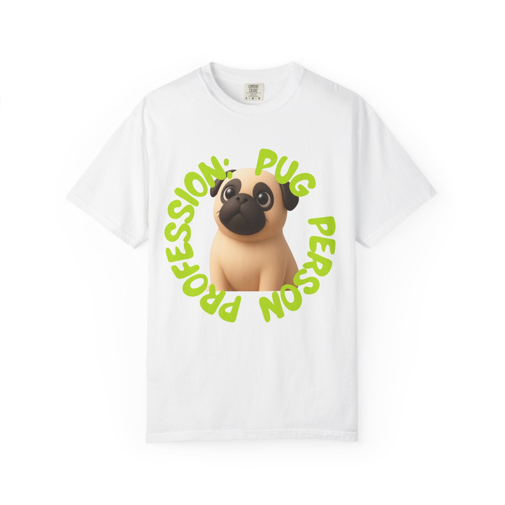 Pug Person Graphic T-Shirt — "Pug Person" Cute Cartoon Pug Tee