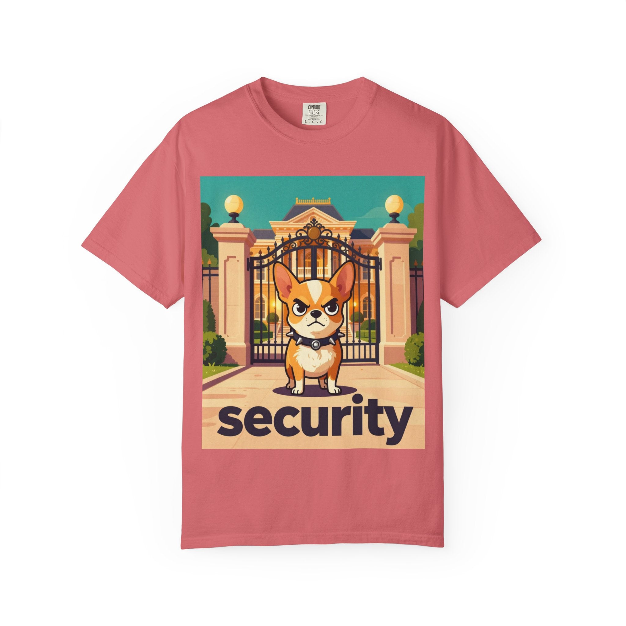 Security Corgi T-Shirt — Cute Guard Dog Graphic Tee