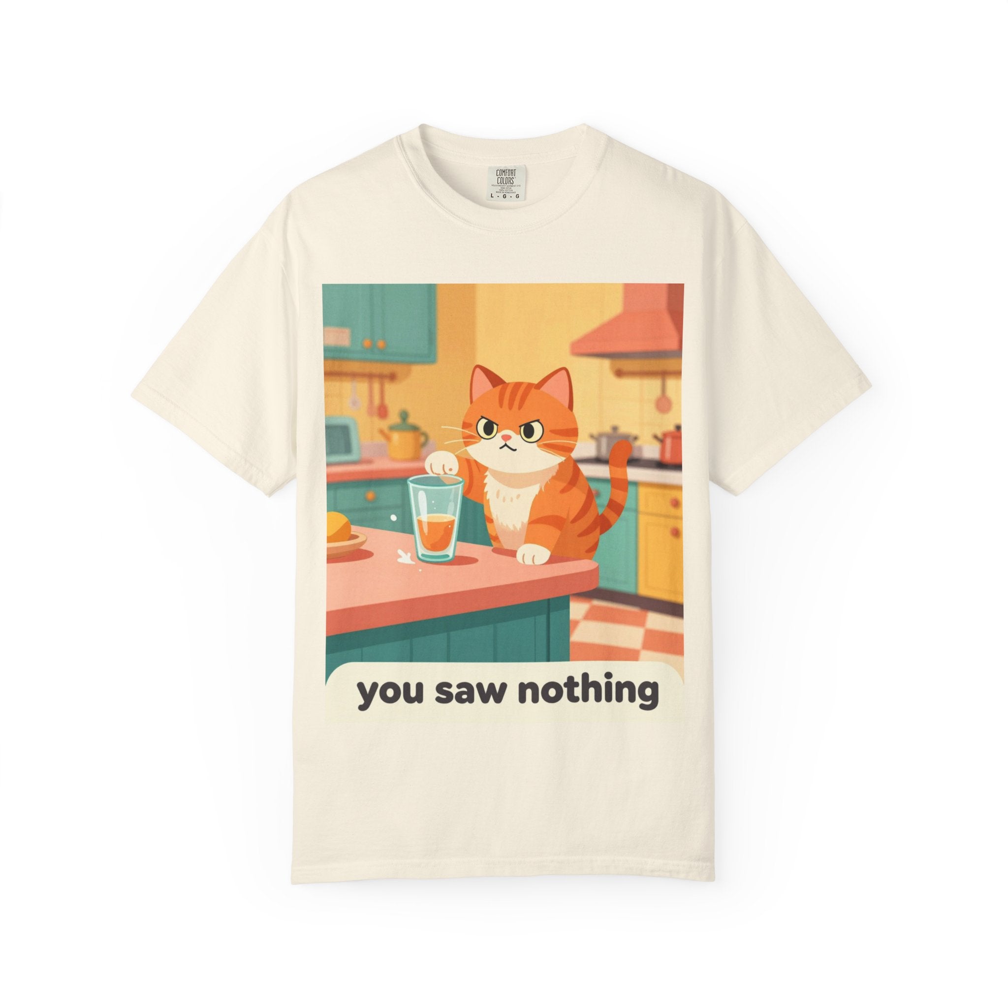 Cat 'You Saw Nothing' T-Shirt