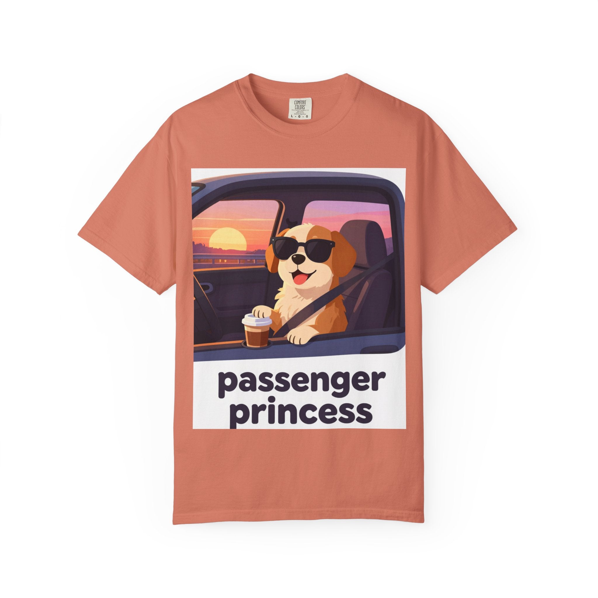 Passenger Princess T-Shirt – Cute Dog Graphic Tee