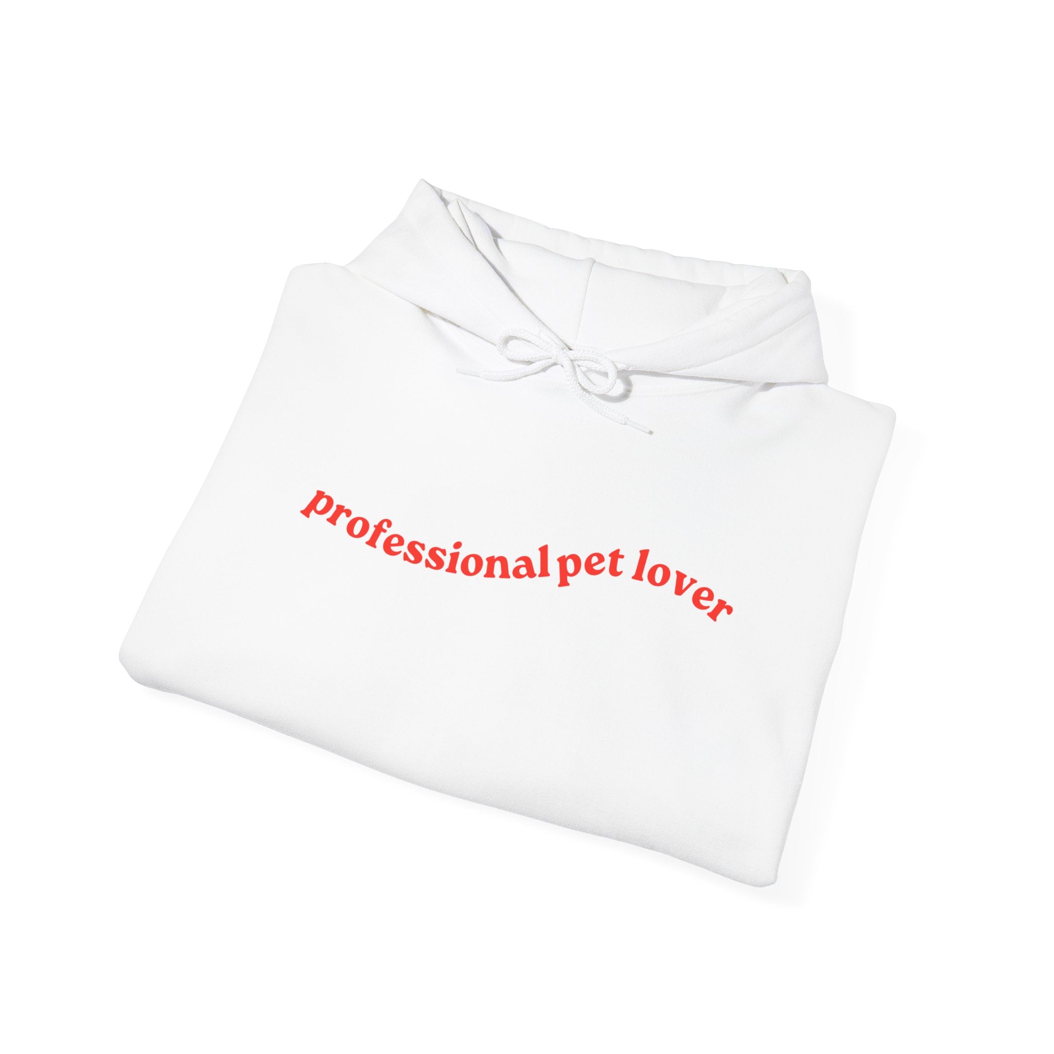 Professional Pet Lover Hoodie | Cozy Unisex Pet Lover Pullover Sweatshirt for Dog & Cat Lovers