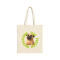 Pug Person Tote Bag – "Professional Pug Person" Canvas Grocery & Market Tote