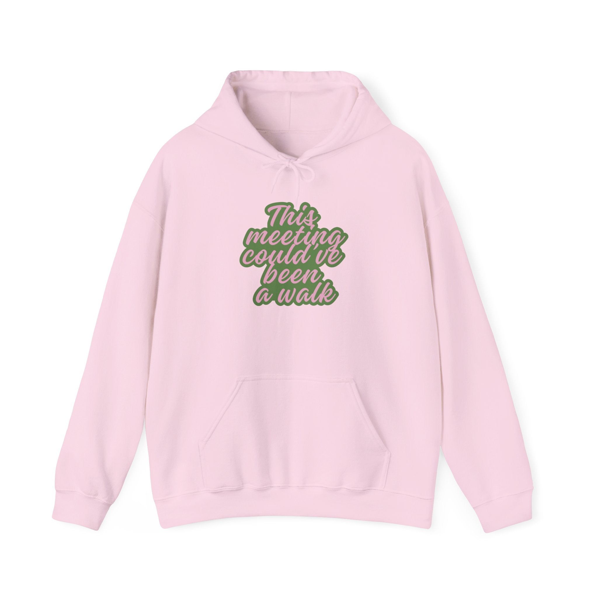 This Meeting Could’ve Been a Walk Hoodie | Funny Work From Home Sweatshirt | Cozy Casual Unisex Pullover